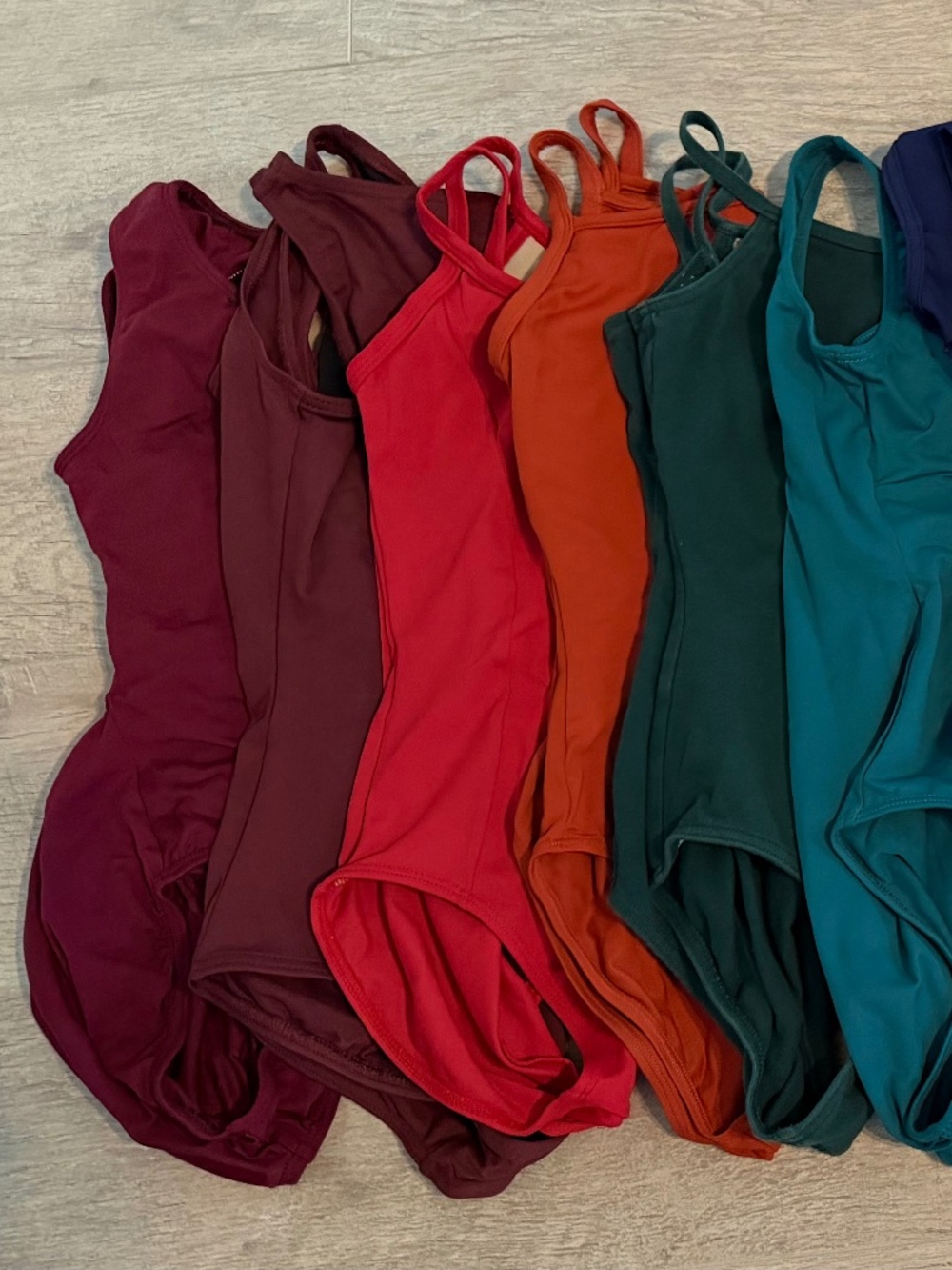 15 dance leotards - girls 10-12